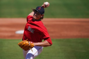 Red Sox pitcher Garrett Richards