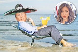 Timeshare tycoon Stephen Cloobeck has allegedly kept sending ex-girlfriend Stefanie Gurzanski vicious texts, despite a restraining order — which his lawyer claims he may not have seen because he was in Mexico.