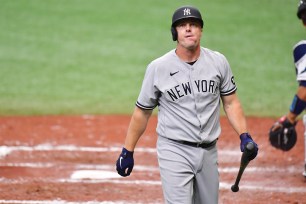 Jay Bruce is off to a slow start for the Yankees.
