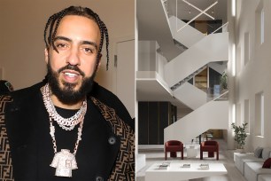 A side by side of French Montana and the penthouse he's occupying.