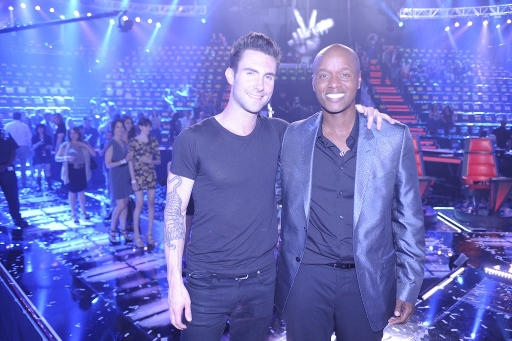 Adam Levine and Javier Colon