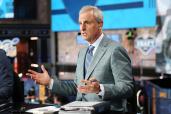 Trey Wingo is seen on the set of ESPN SportsCenter