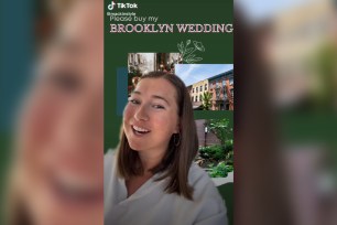 Mackenzie Newcomb is selling her pre-planned wedding in Brooklyn for a bargain price of $15,000.