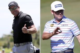 Phil Mickelson and Louis Oosthuizen