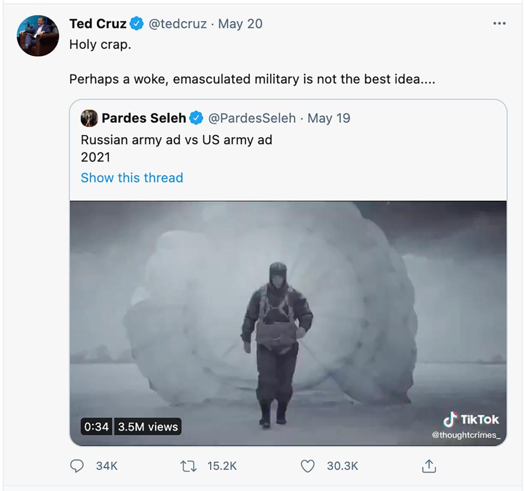 Ted Cruz tweet
