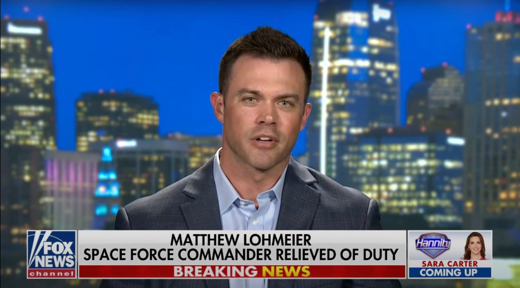 Lt. Col. Matthew Lohmeier in an interview on Fox News' "Hannity."