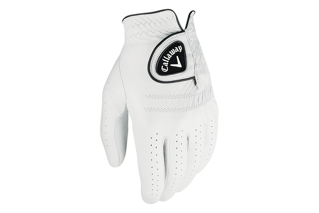 A white golf glove 