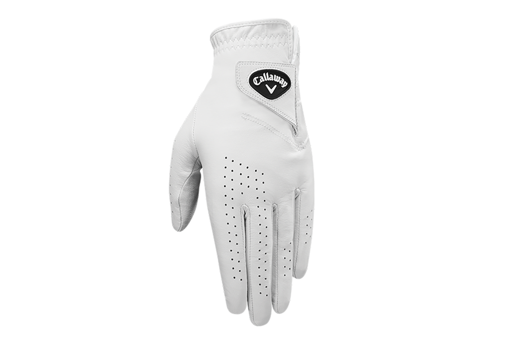 A white golf glove