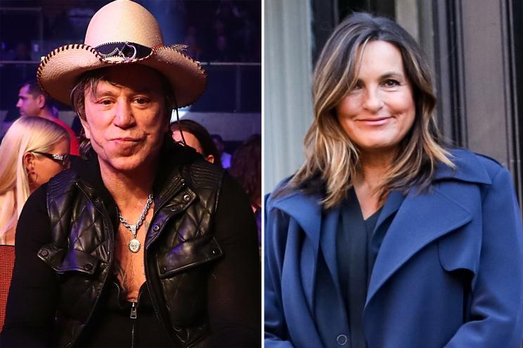 Mickey Rourke; Mariska Hargitay