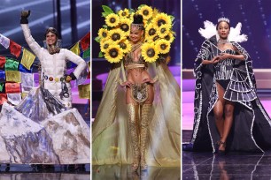 The 2021 Miss Universe contest has plenty of colorful dresses and outfits.