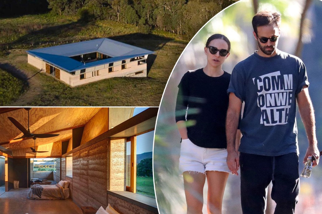 “Thor” actress Natalie Portman was seen touring a bucolic Australian house outside Sydney recently, The Post has exclusively learned.