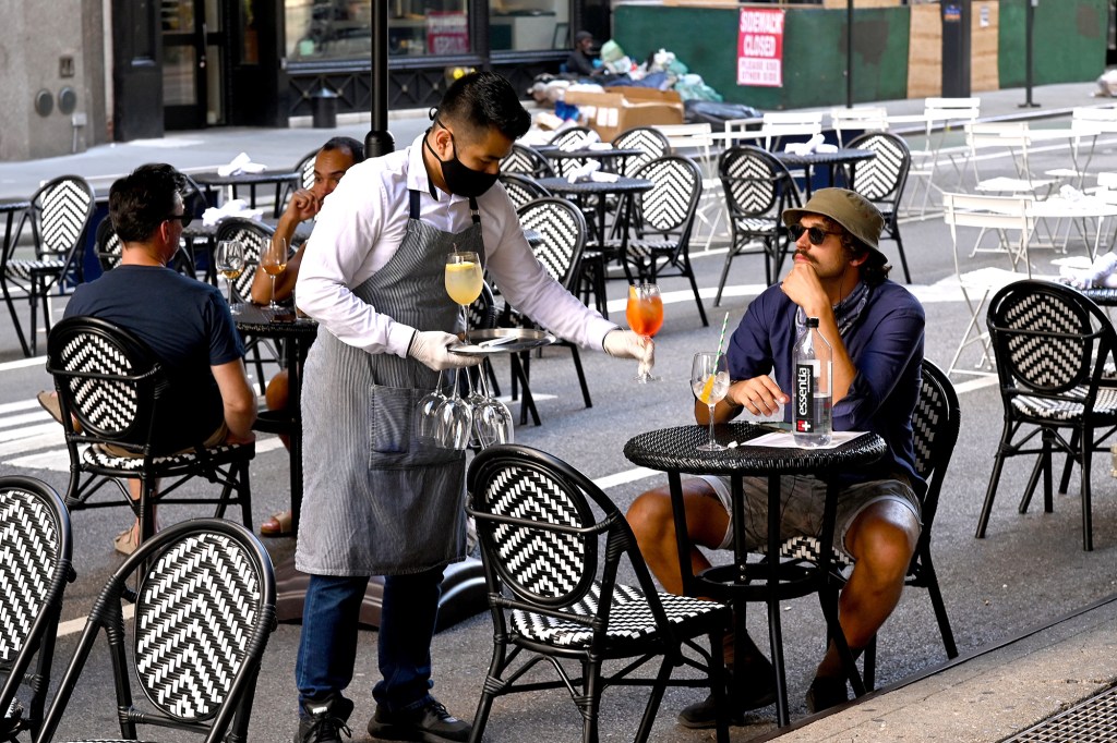 Outdoor dining.