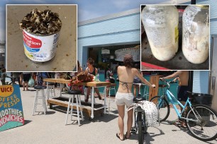 Food court at the Boardwalk at Beach 97th Street.