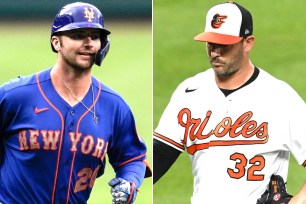 Pete Alonso and Matt Harvey