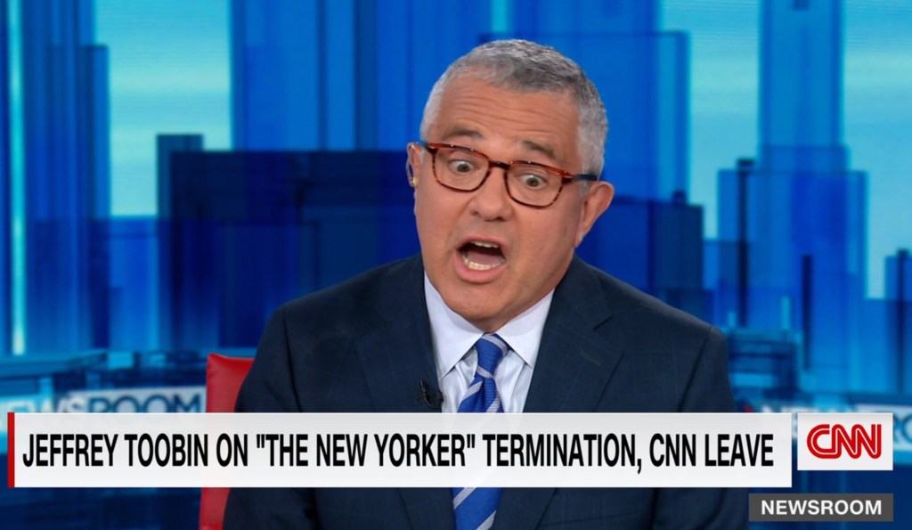 Jeffrey Toobin is back on CNN.