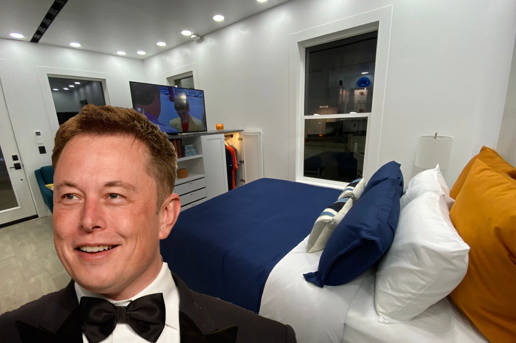 Step inside Elon Musk's 375-square-foot tiny home.