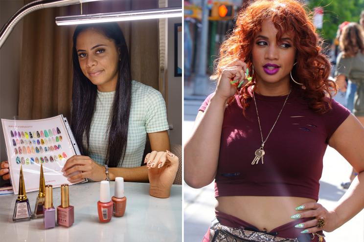 New Yorker Lisset Robles is the real-life Dominican-born nail artist whose ornate designs are featured on Dascha Polanco in "In the Heights."