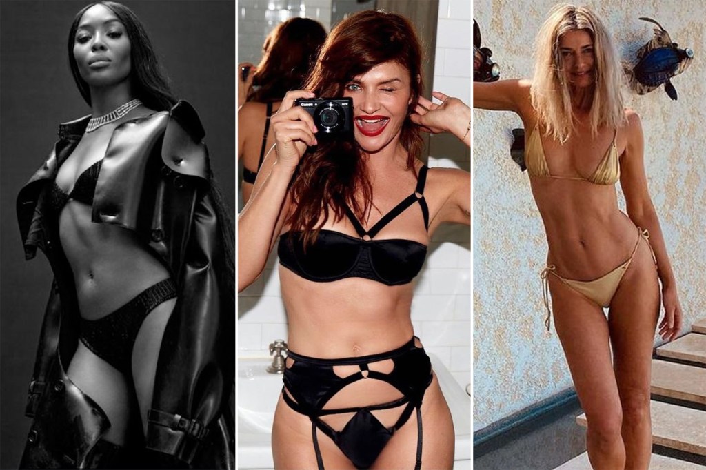 Smoking hot top supermodels over 50 like Naomi Campbell, 51, Helena Christensen, 52, and Paulina Porizkova, 56, all stun as the most beautiful veterans of the runway on Instagram.