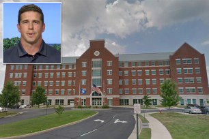 Byron "Tanner" Cross, a physical education teacher, has won an initial battle with the Loudoun County Public Schools (LCPS), which placed him on leave after a controversial speech denouncing a proposed policy regarding gender; Google Maps shows the exterior of Loudoun County Public Schools in VA.