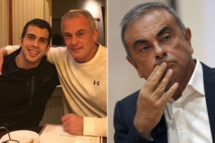 Michael Taylor and Peter Taylor juxtaposted with Carlos Ghosn.