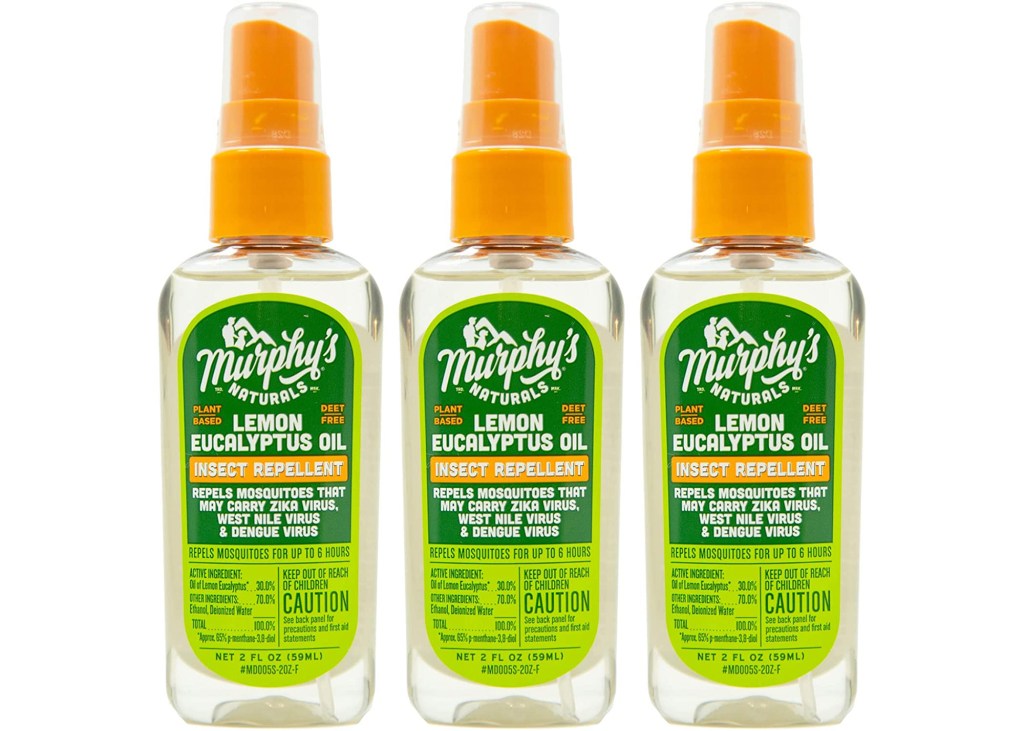 Murphy's Naturals Lemon Eucalyptus Oil Insect Repellent Spray (Set of 3)