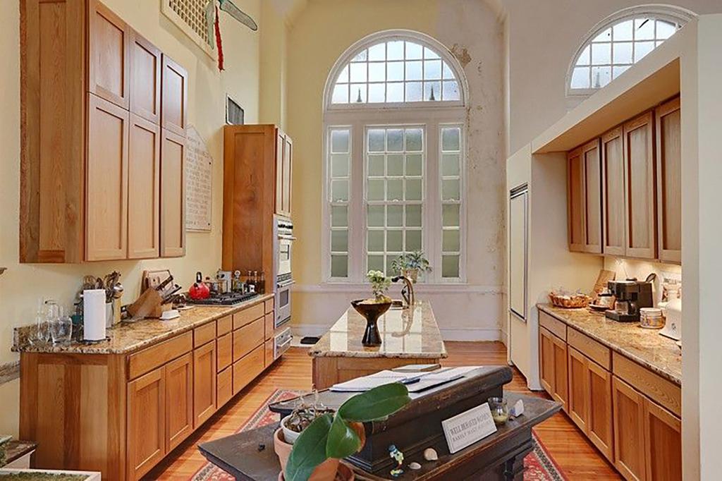 The six-bedroom, six-and-a-half bathroom home was built in 1927 as a Westminster Presbyterian church, according to Realtor.com.