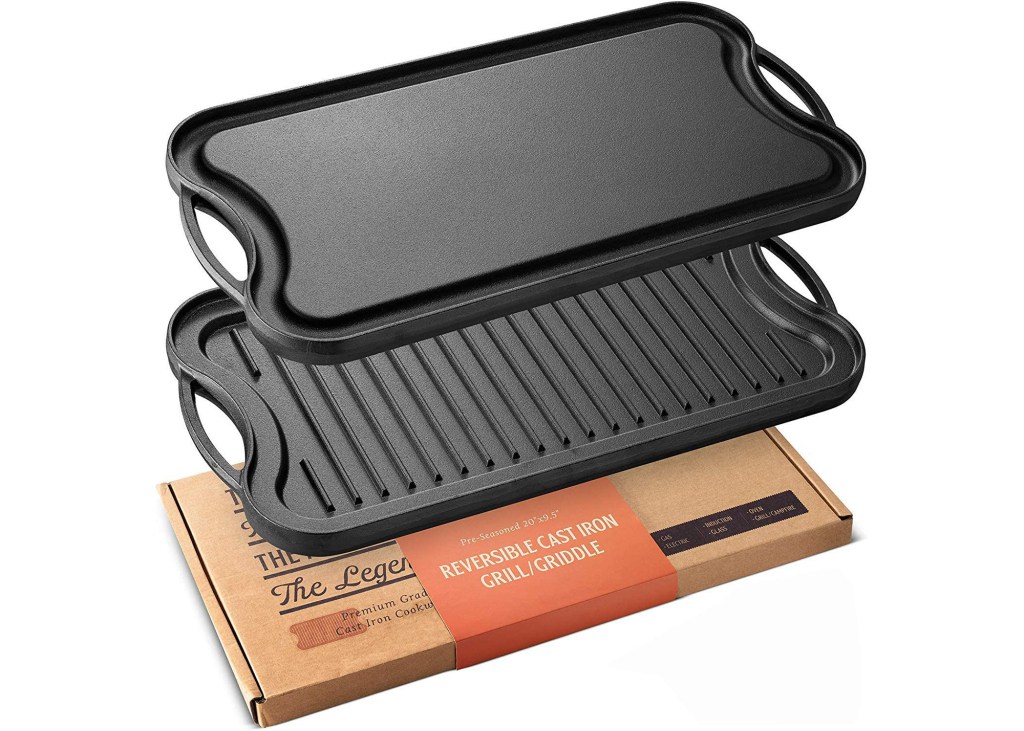 Legend Cast Iron Reversible Griddle for Gas Stovetop