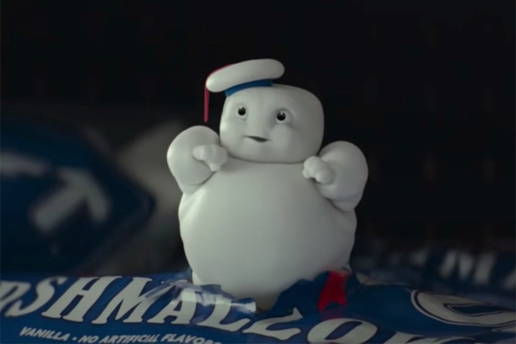 The Stay-Puft Marshmallow Man makes an appearance in the trailer.