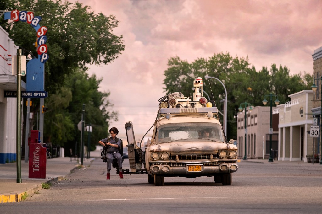 The Ectomobile makes its return in the trailer for "Ghostbusters: Afterlife."