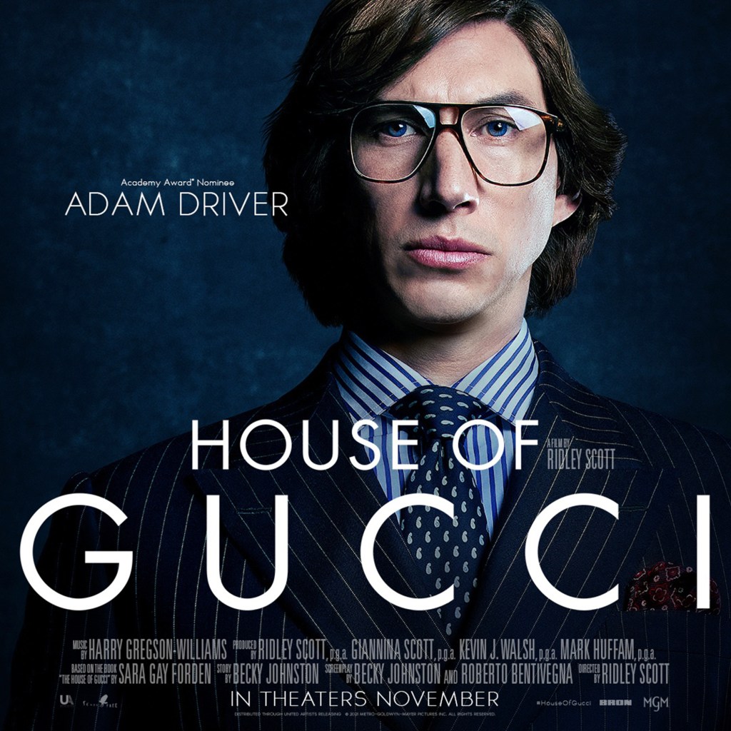 Adam Driver stars as Maurizio Gucci.