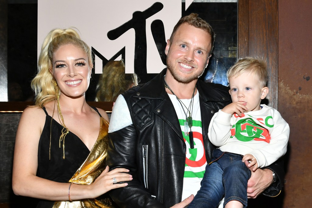 Heidi Pratt, Spencer Pratt and their son Connor attend the party for the premiere of MTV's "The Hills: New Beginnings" at Liaison on June 19, 2019 in Los Angeles, California.