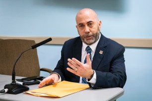 Oren Barzilay, President of The Uniformed EMT's, Paramedics ans Inspectors FDNY, at the city council Committee on Fire and Emergency Management hearing, Monday, April 15, 2019.