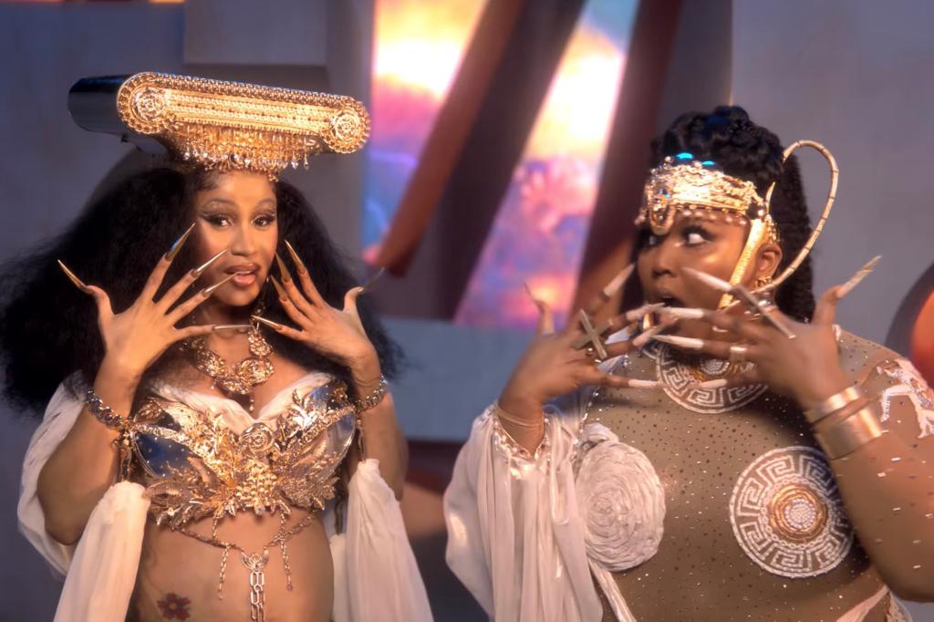 Lizzo and Cardi B have finally released their much-anticipated "Rumors" music video.