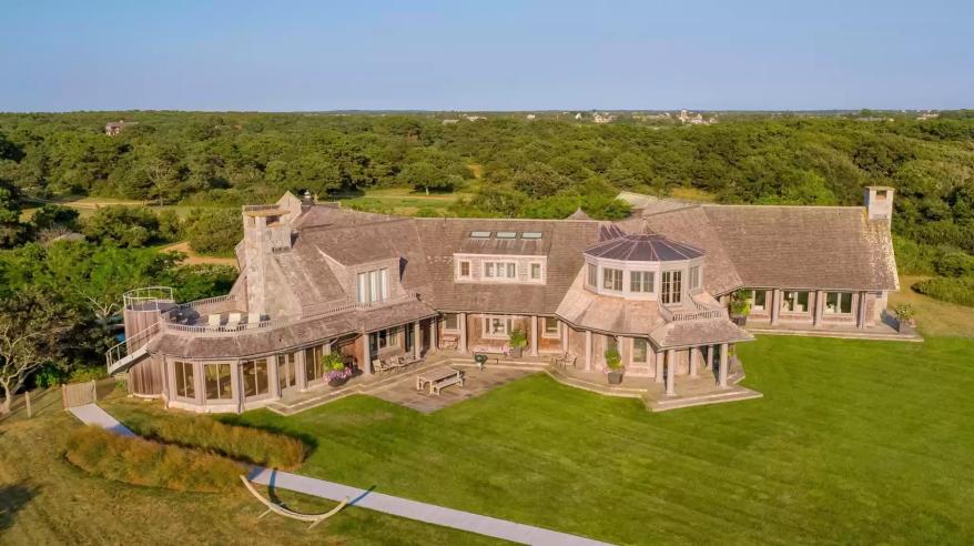 They purchased the 29-acre estate on the Edgartown Great Pond for $11.75 million in December 2019 after previously renting it.