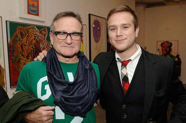 Robin Williams and his son, Zak Williams