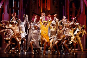 "Thoroughly Modern Millie" on Broadway.