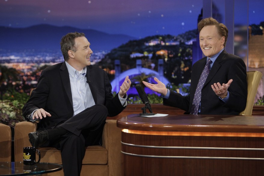 Norm Macdonald on the Tonight Show with host Conan O'Brien on June 11, 2009.