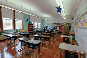 A classroom in Louisville, Kentucky.