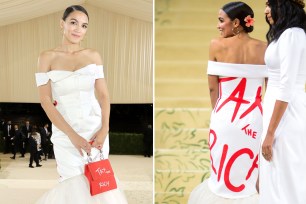 AOC at met gala