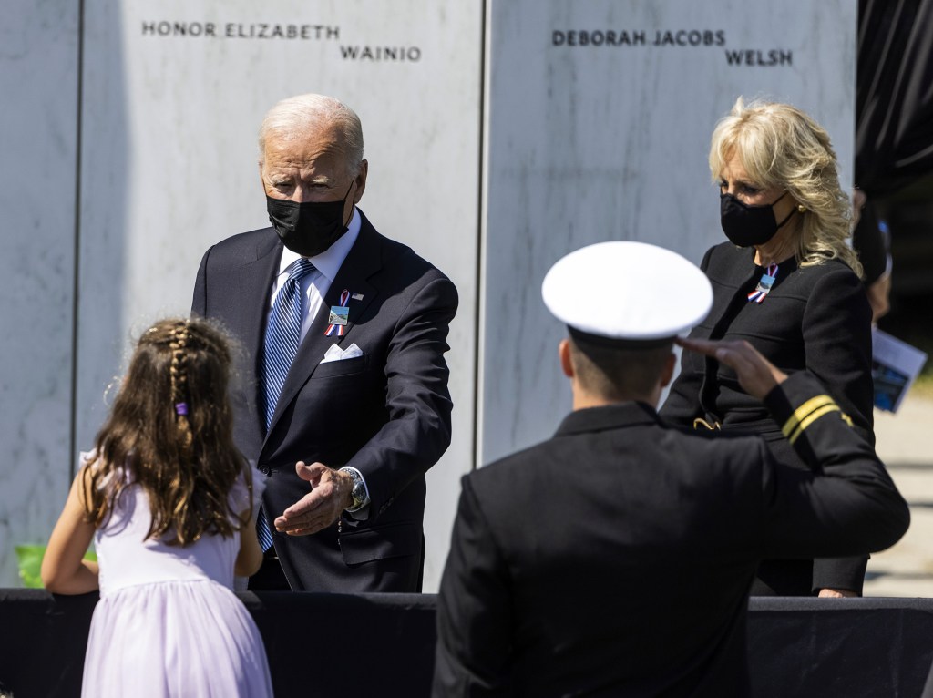 Speaking about the anniversary, Biden also noted the importance of the memorials to remember the tragic day.