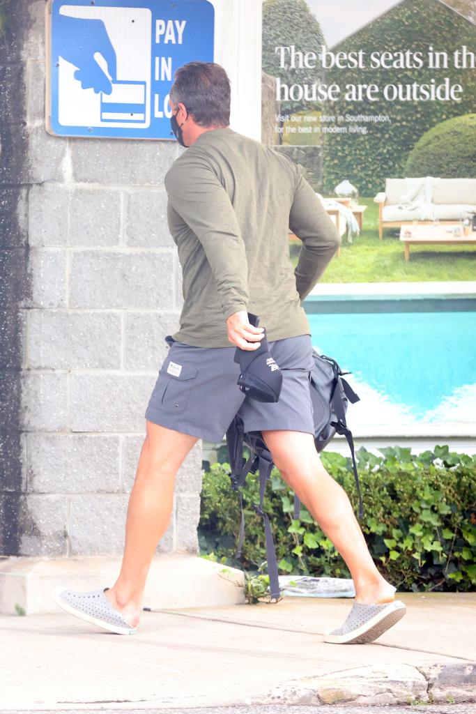 EXCLUSIVE: CNN anchor, Chris Cuomo is seen arriving at the airport in the Hamptons amidst allegations that he had grabbed the buttocks of Shelley Ross, a former ABC executive producer. She said in a New York Times Op-Ed that Cuomo grabbed her butt in front of her husband and co-workers at a 2005 work party on the Upper West Side. Cuomo is traveling light and seems to have his hair some what straightened.