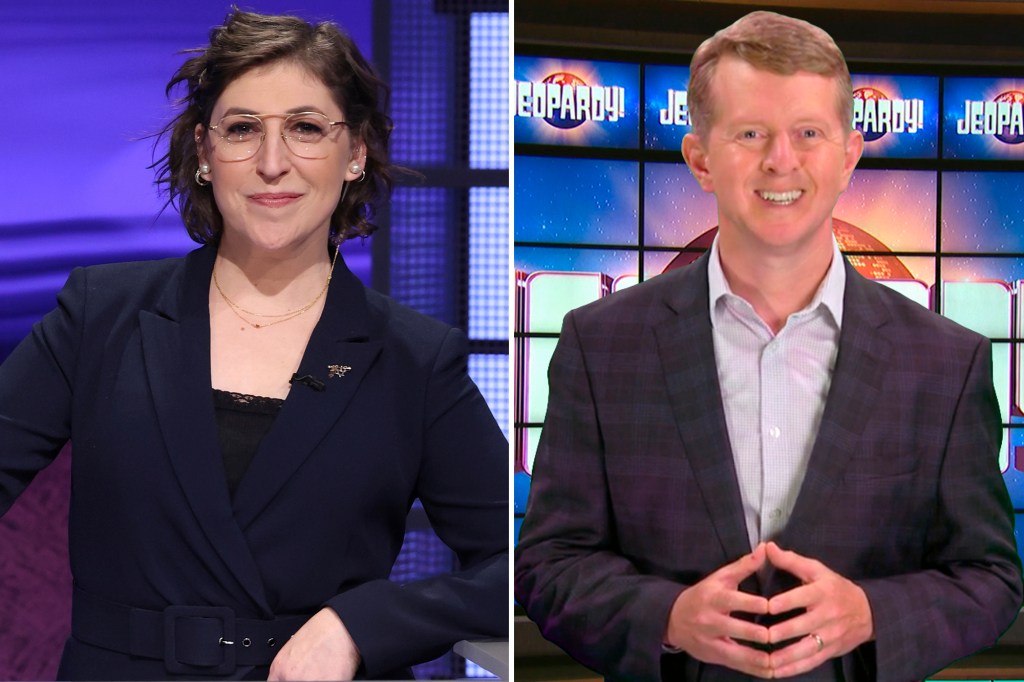 He's back in the game! Mayim Bialik and record-setting "Jeopardy!" champ Ken Jennings are sharing hosting duties for the rest of the season.