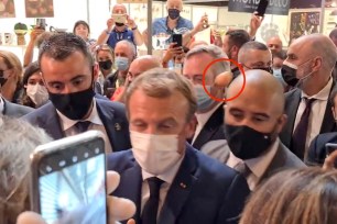 French President Macron