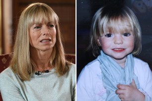 Missing Madeleine McCann.