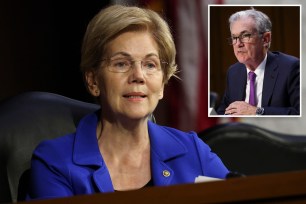 Elizabeth Warren; Jerome Powell.