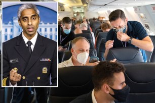 Surgeon general; Passengers on plane.