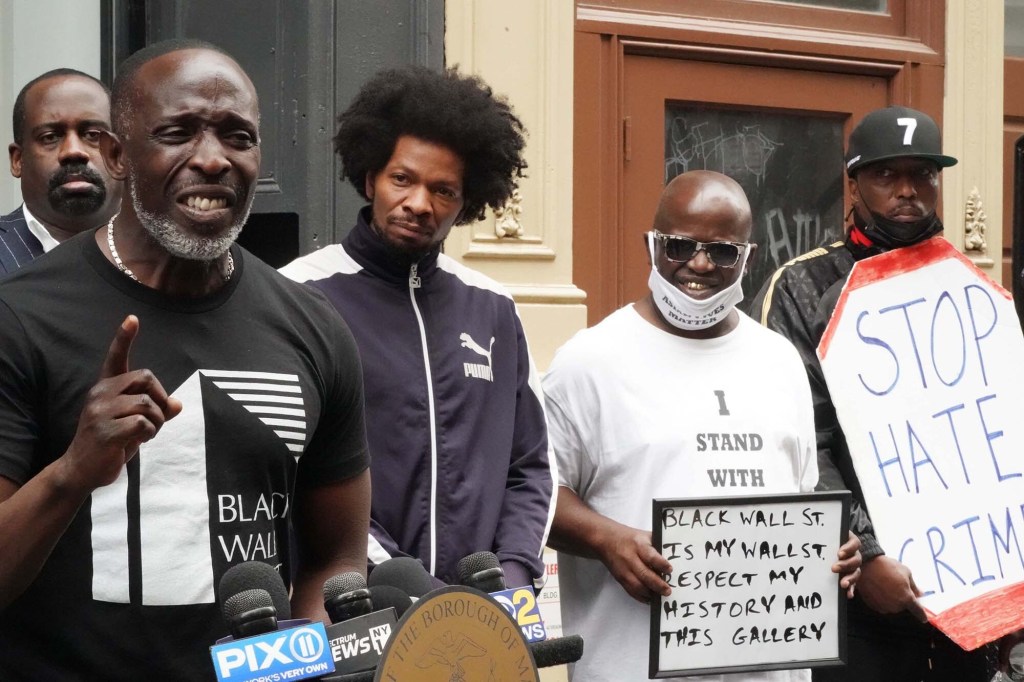 Michael K. Williams speaks out after The Black Wall Street was vandalized earlier this year.