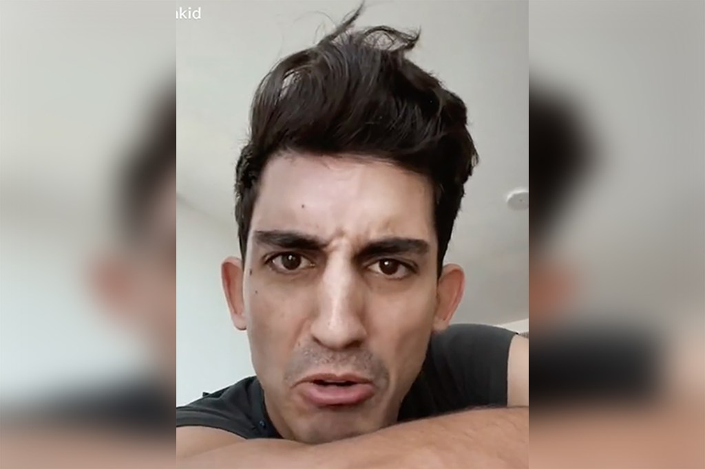 Ali Abulaban in a TikTok video