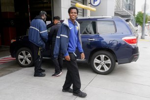 Warriors security guard Jonathan Amey Jr.