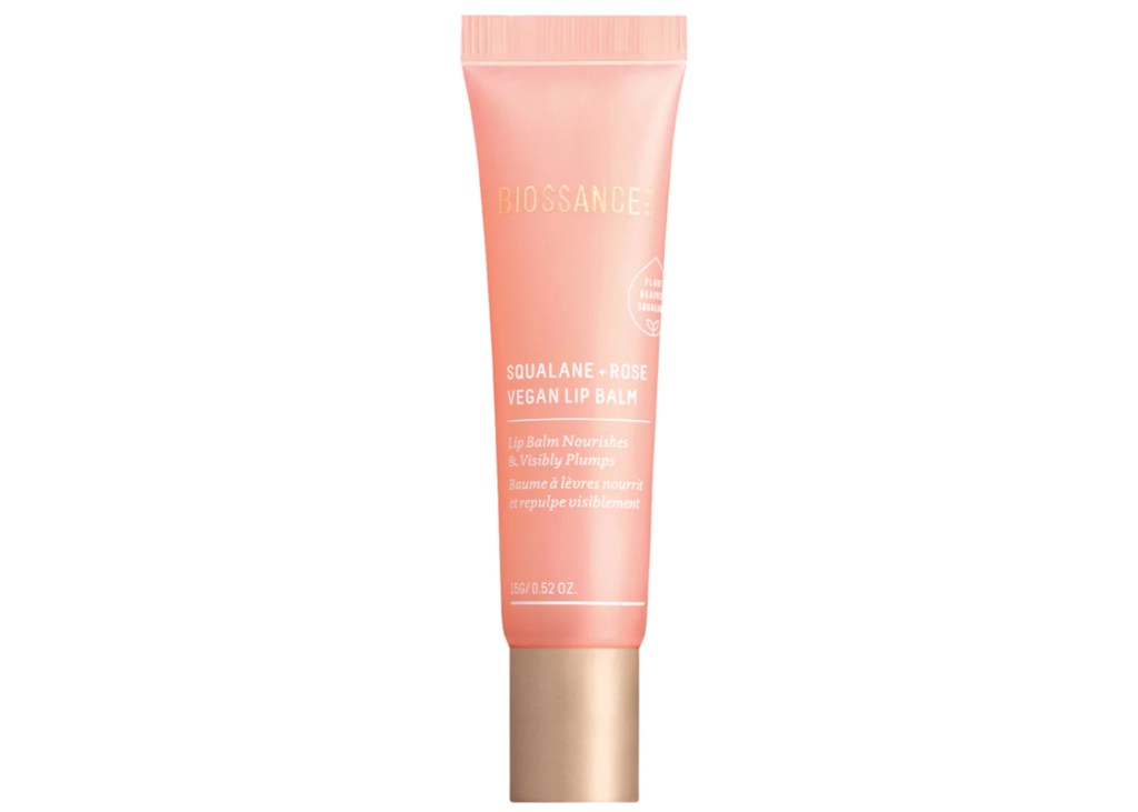 Biossance Squalene+ Rose Vegan Lip Balm